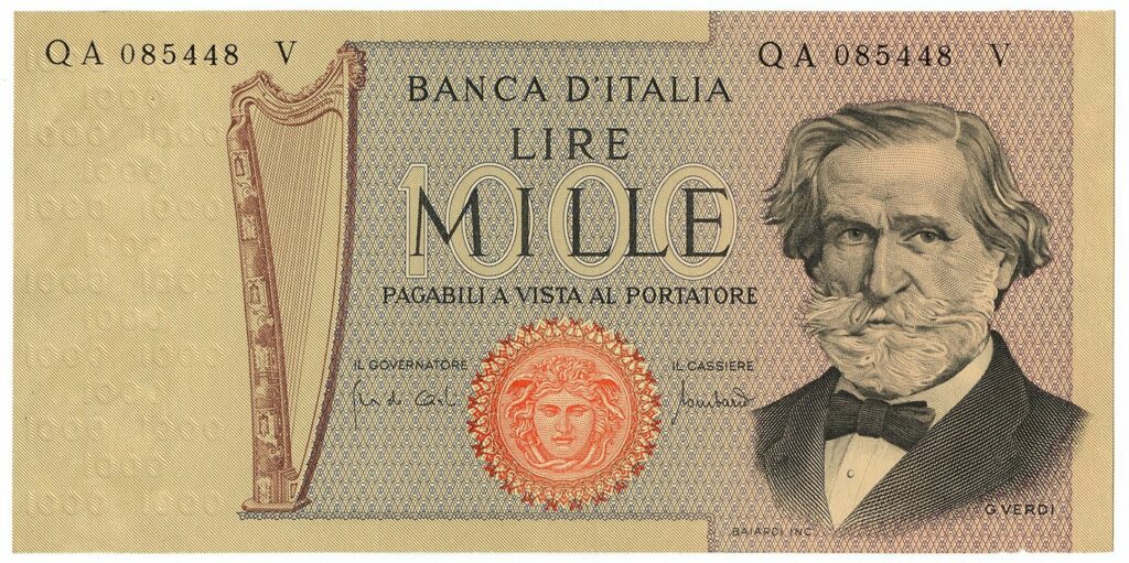 Se trovi Garibaldi sulle vecchie Mille Lire sei ricco: ecco quanto valgono